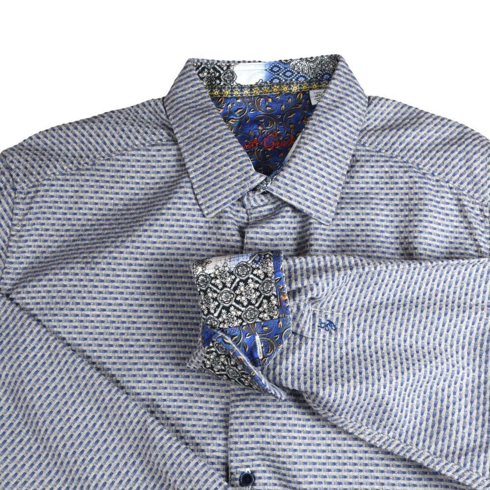 Robert Graham  XL Multicolored Long Sleeve Shirt Flip Cuff